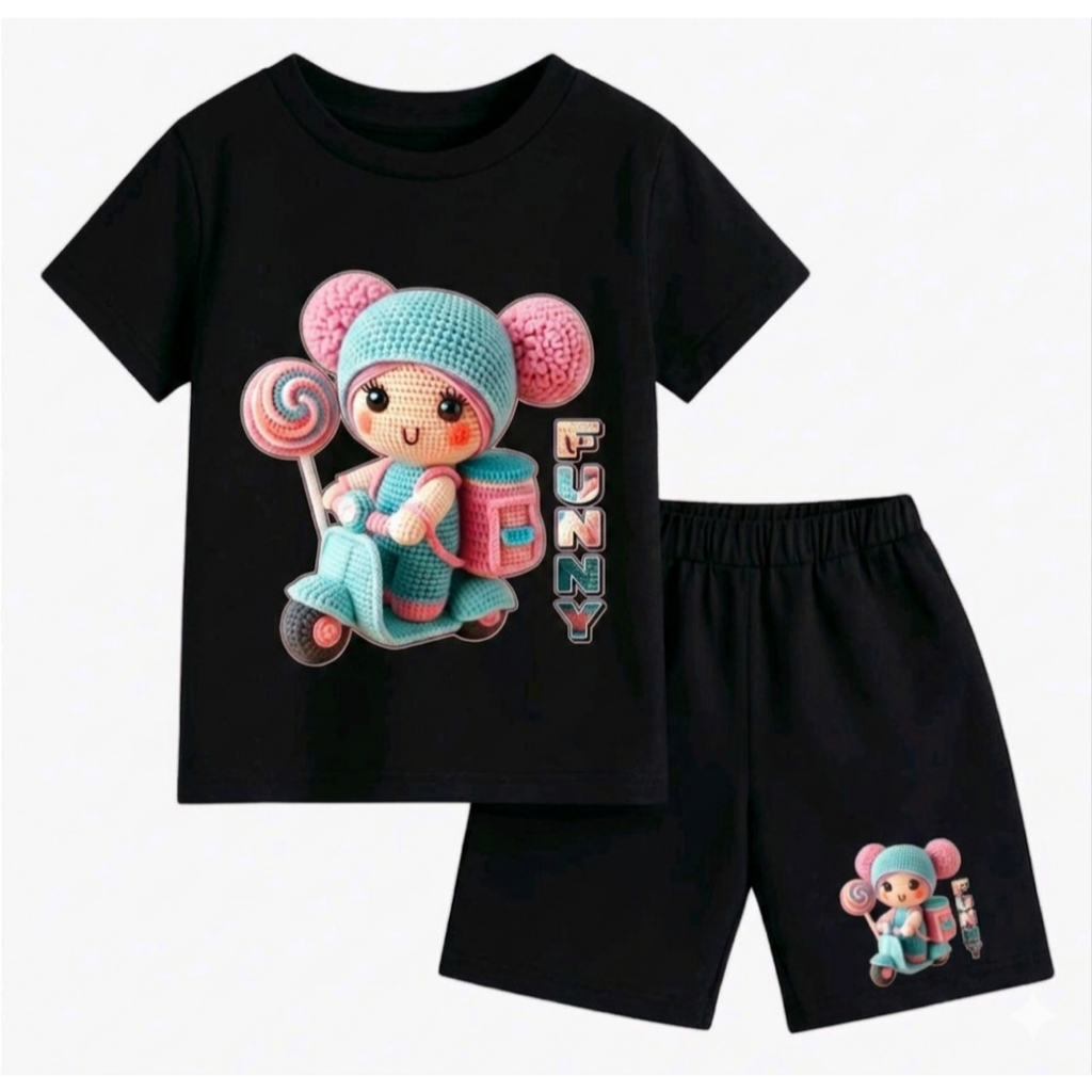 Setelan anak perempuan lolipop baju anak terbaru