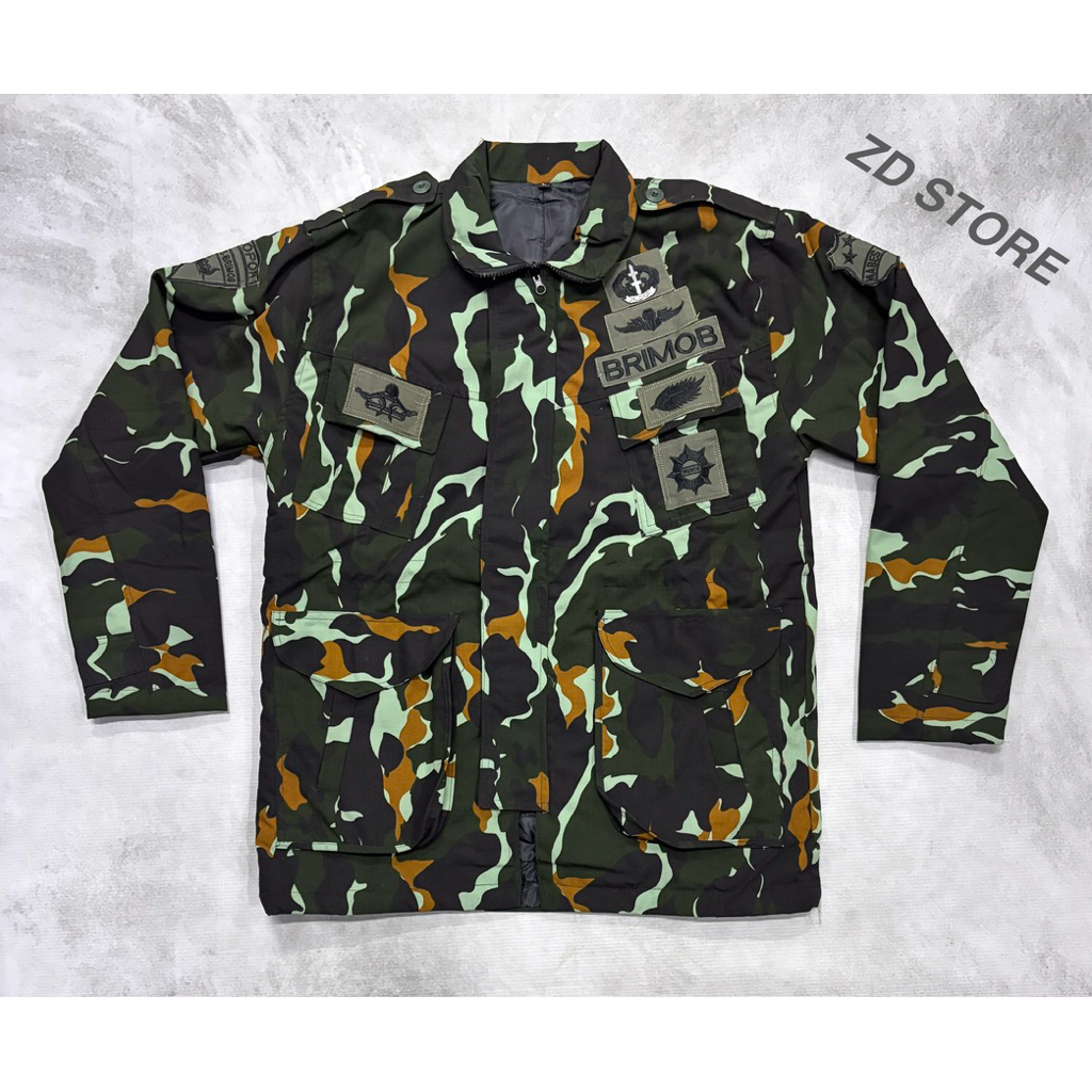 Jaket TACTICAL LORENG BRIMOB TEBAL/Jaket TACTICAL LORENG PELOPOR