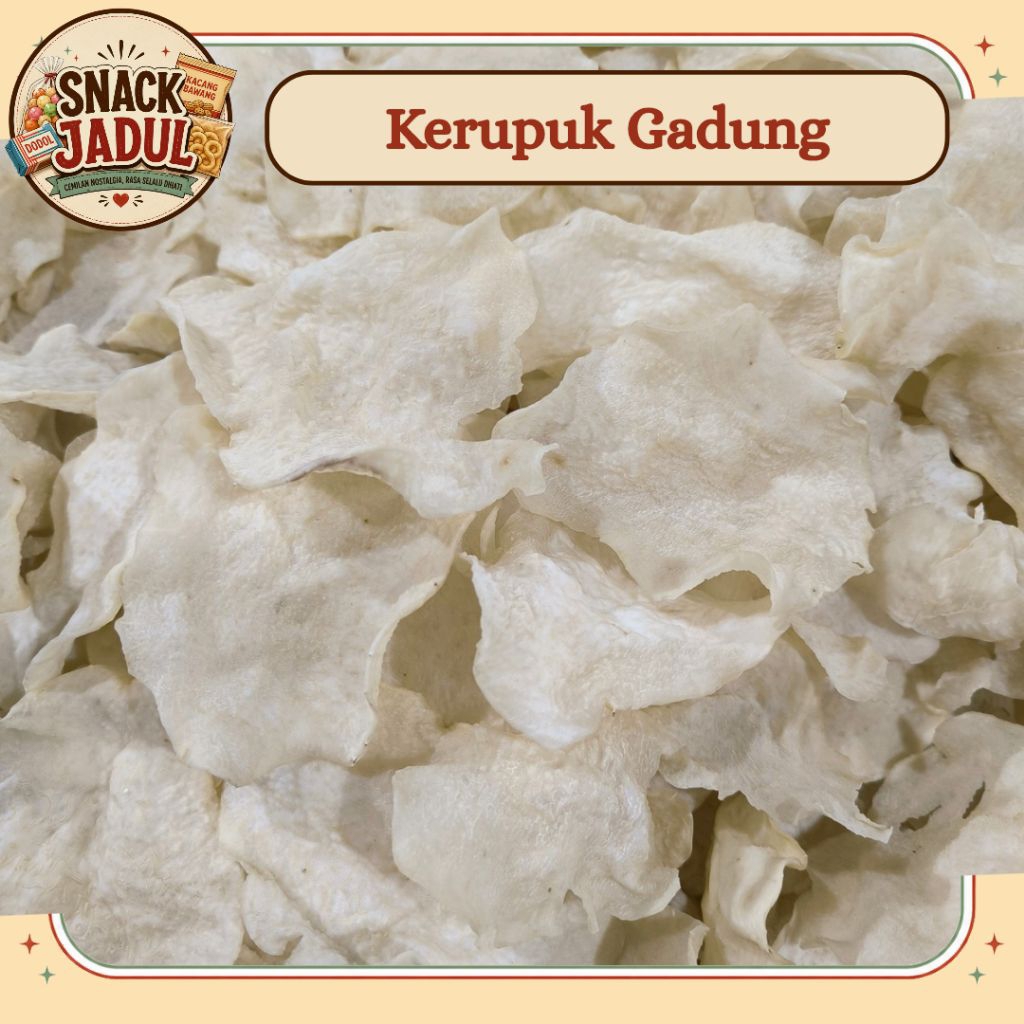 Kerupuk Gadung Mentah 1 Kg