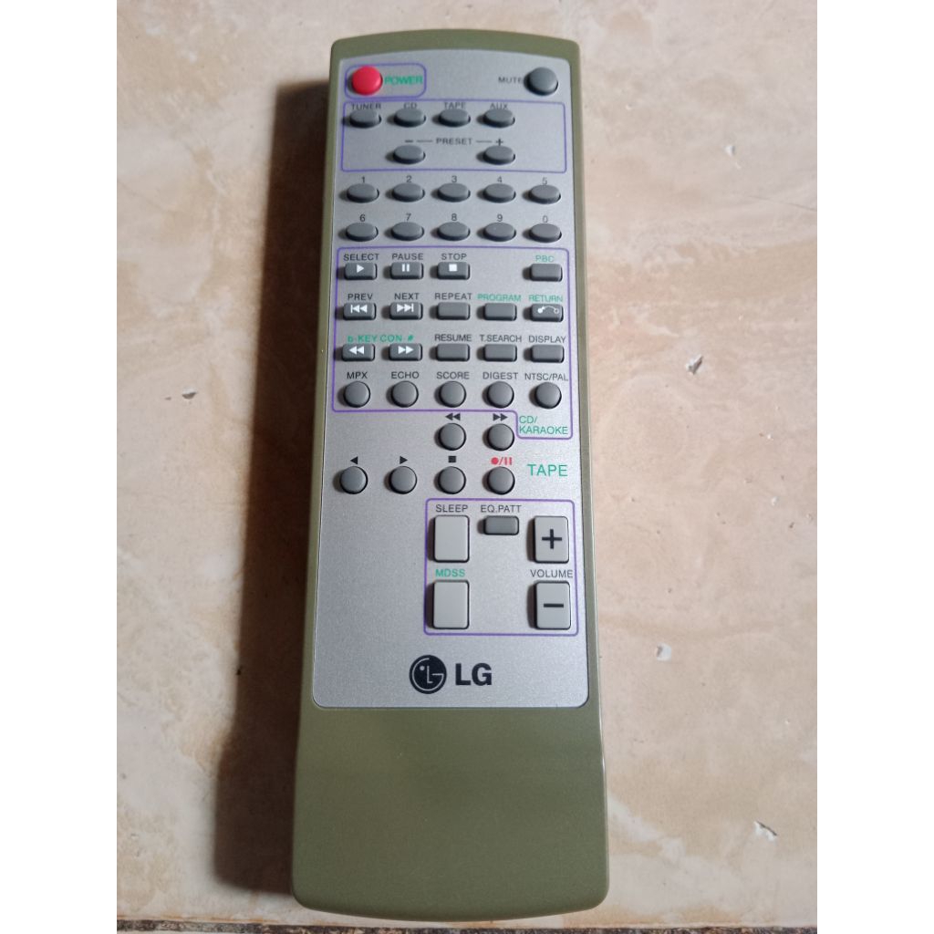 remot tape compo LG original