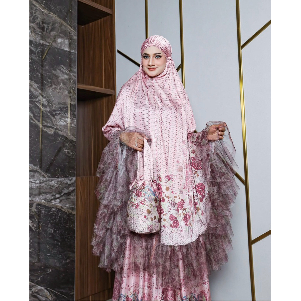 New with tag Mukena by Jawhara Syari + Sajadah panjang