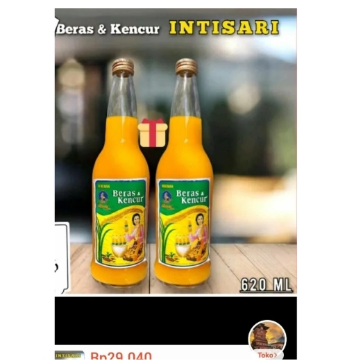jamu rempah beras kencur intisari i 600 ml