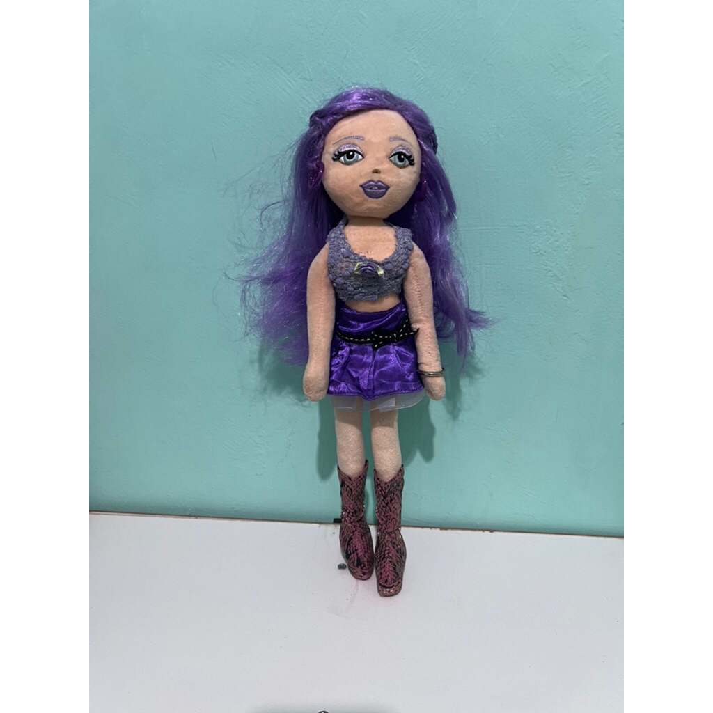 Boneka cewek TY girls rambut ungu boneka cewek cantik Ty tangan kaki bisa di tekuk tekuk cewek canti