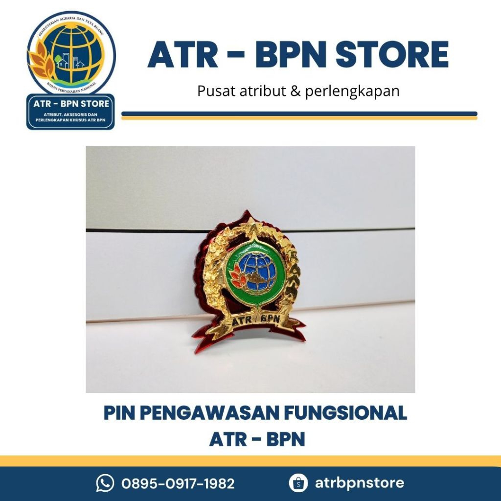 Pin jabatan fungsional hijau