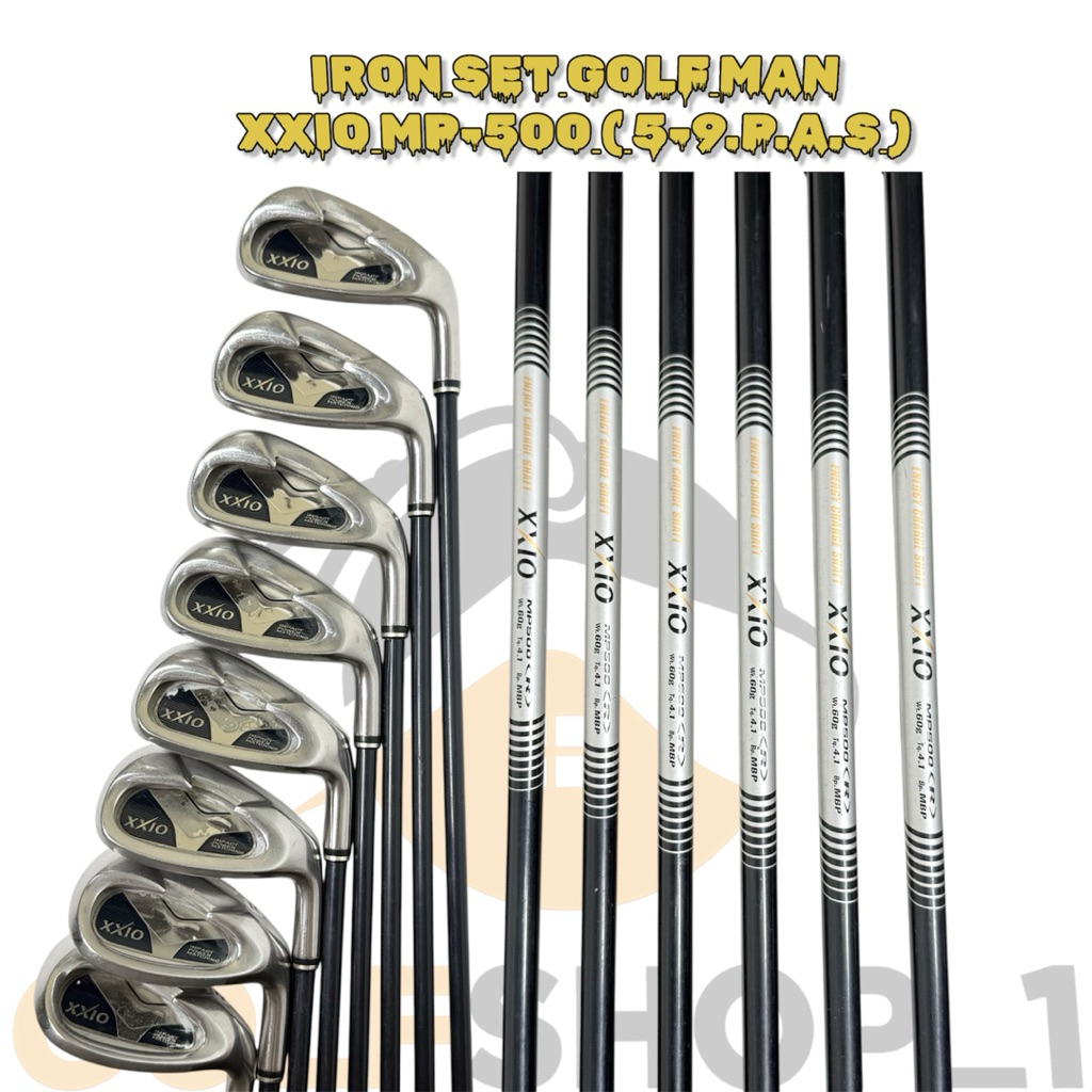 Stick Golf Iron Set XXIO MP-500 Bekas Original – Shaft Graphite Flek Reguler Second 8 Pcs