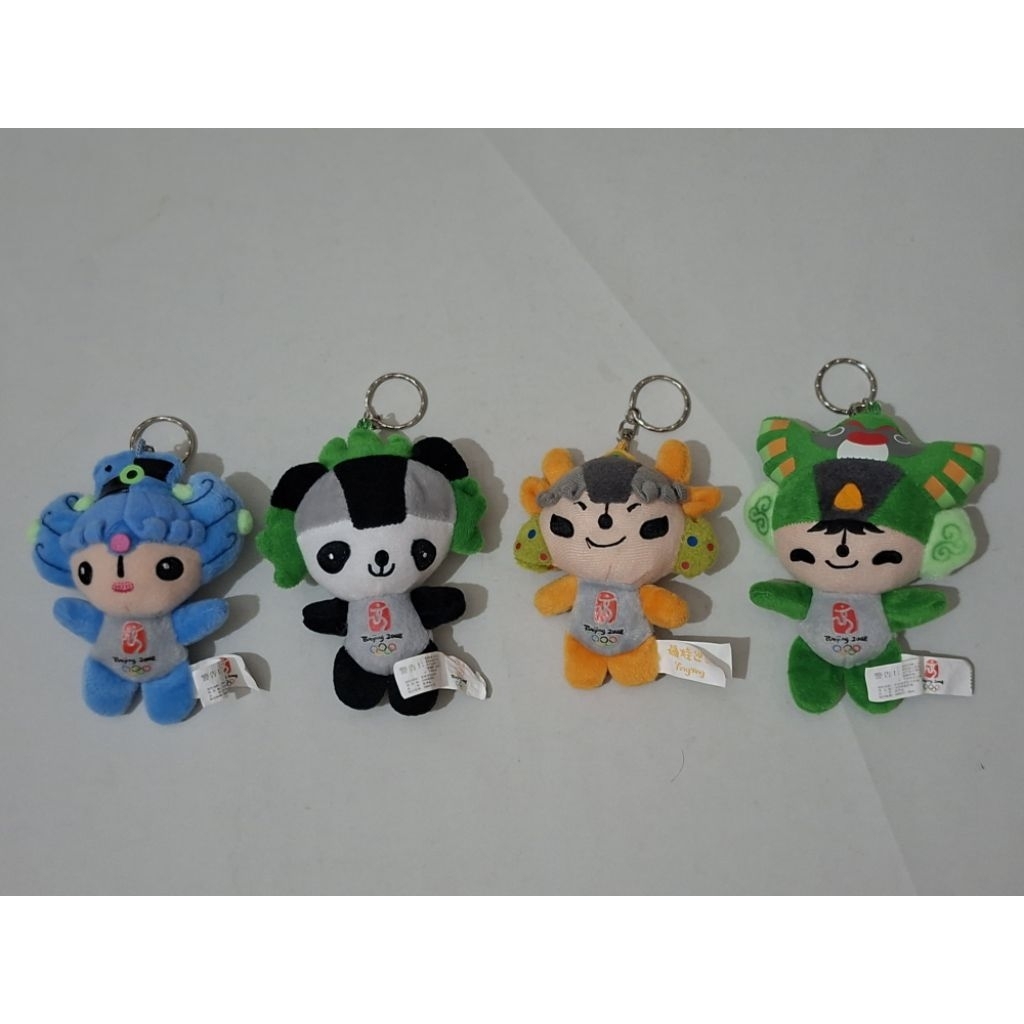 LIMITED EDITION: Ganci Boneka Olimpiade Beijing 2008 (per pcs)