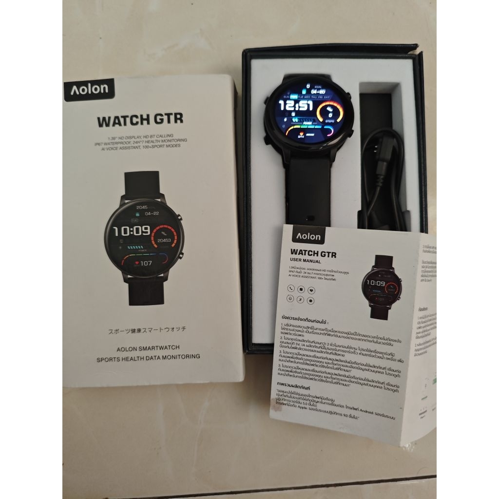 Aolon Watch GTR Smartwatch – Jam Tangan Digital Multifungsi