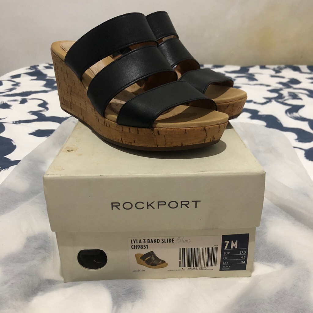 Wedges Rockport Lyla 3 Band Slide