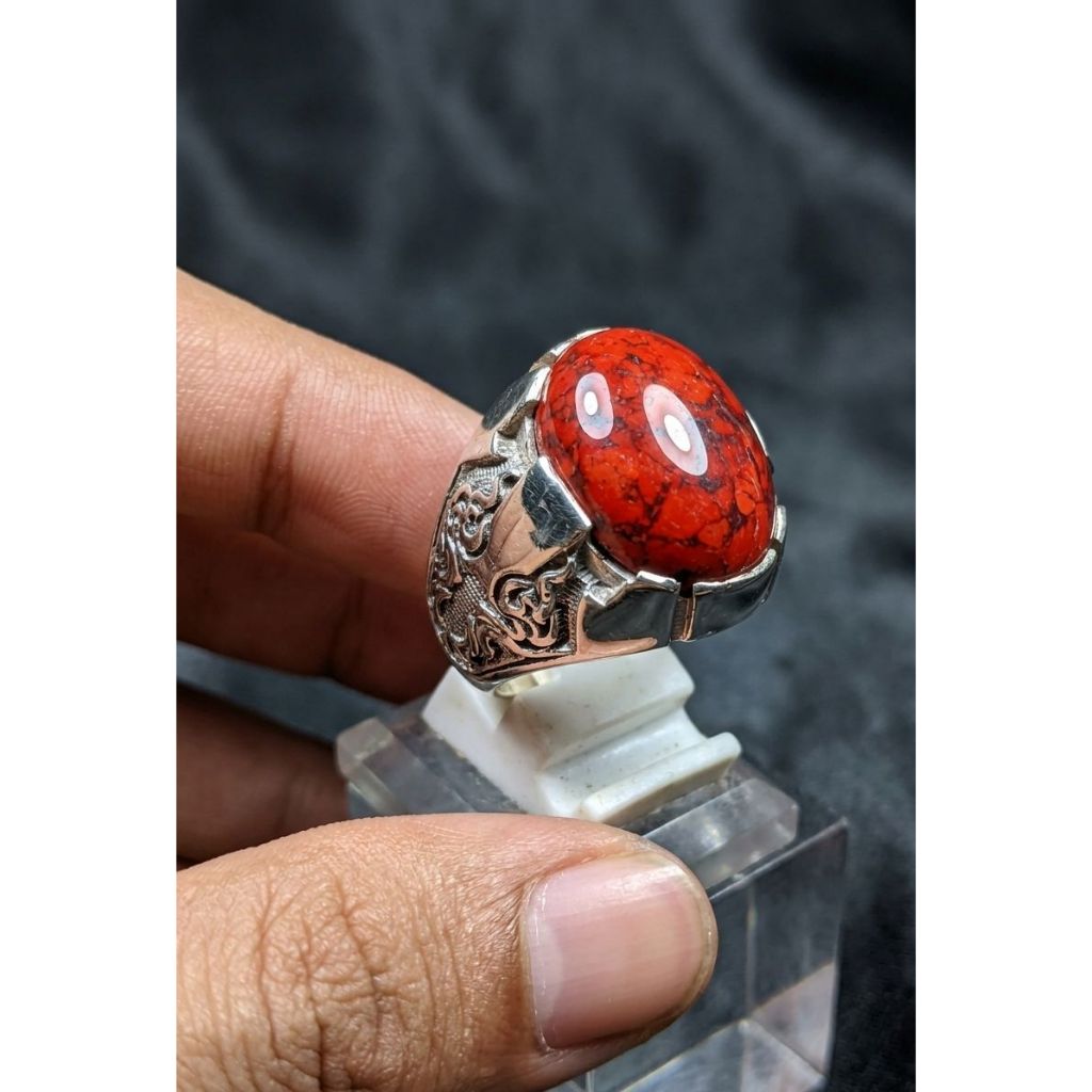 Badar Besi Merah Cabe Crystal