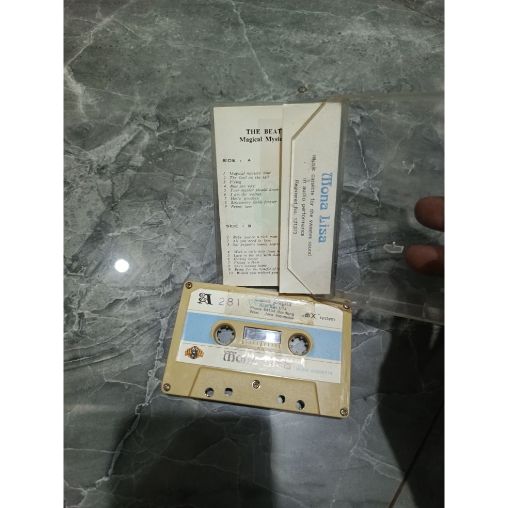THE BEATLES MAGICAL MISTERY TOUR MONALISA-Kaset Pita Original-Di GB2