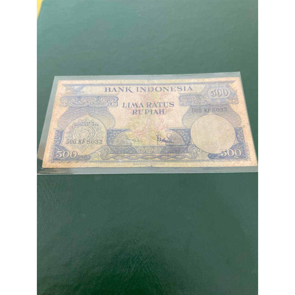 Uang Kuno 500 Seri Bunga 1959