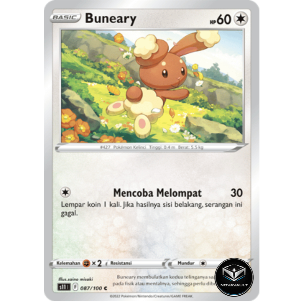 Buneary (C) - 087/100 - Neraka Sirna (s11) - Pokemon TCG Indonesia