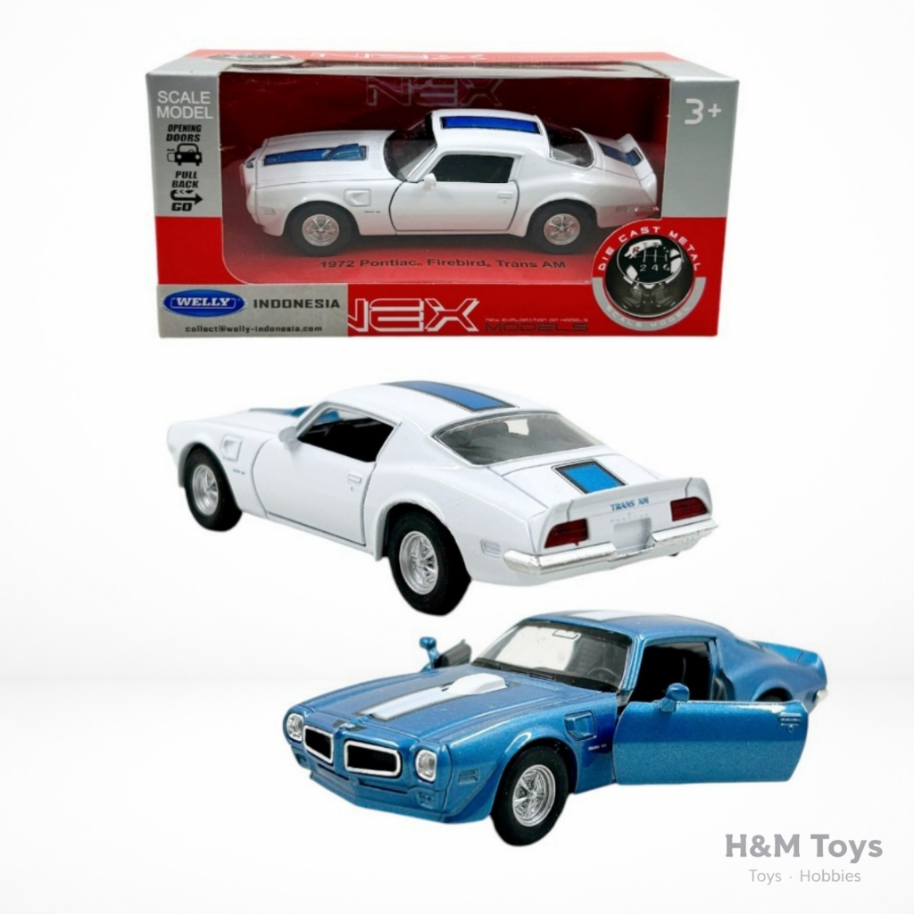 Welly NEX 1972 Pontiac Firebird Trans-AM - Diecast Pontiac Firebird