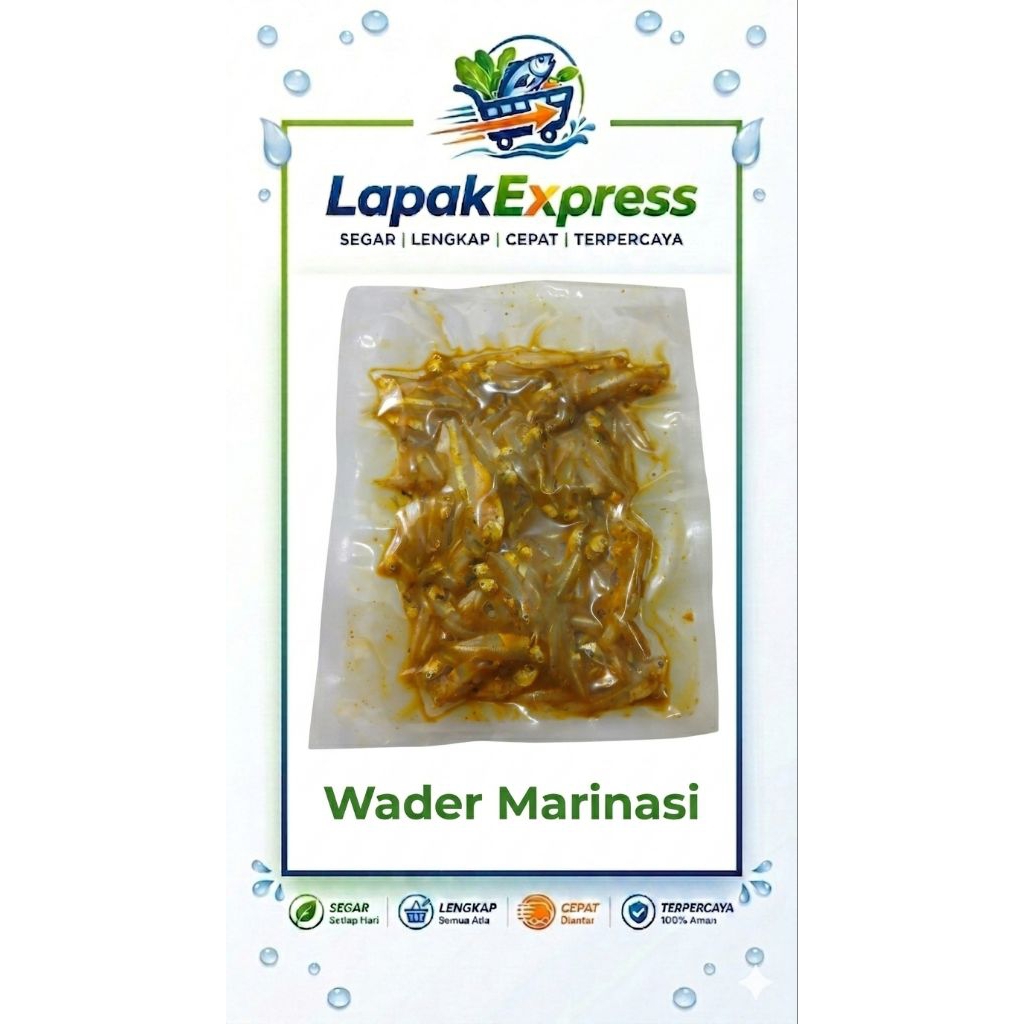 Ikan Wader Segar Kemasan Vacuum 220gr- Bersih & Siap Masak