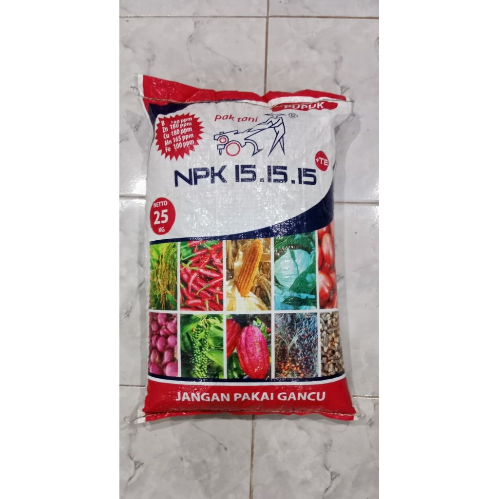 Pupuk NPK 15.15.15 Pak Tani 25kg