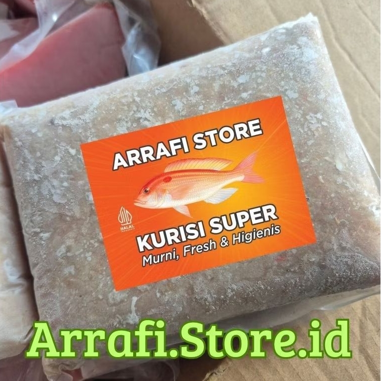 Ikan Kurisi Giling SUPER 1 kg Segar Fresh Frozen untuk Pempek, Siomay, Tekwan, Otak-Otak Ikan, Bakso