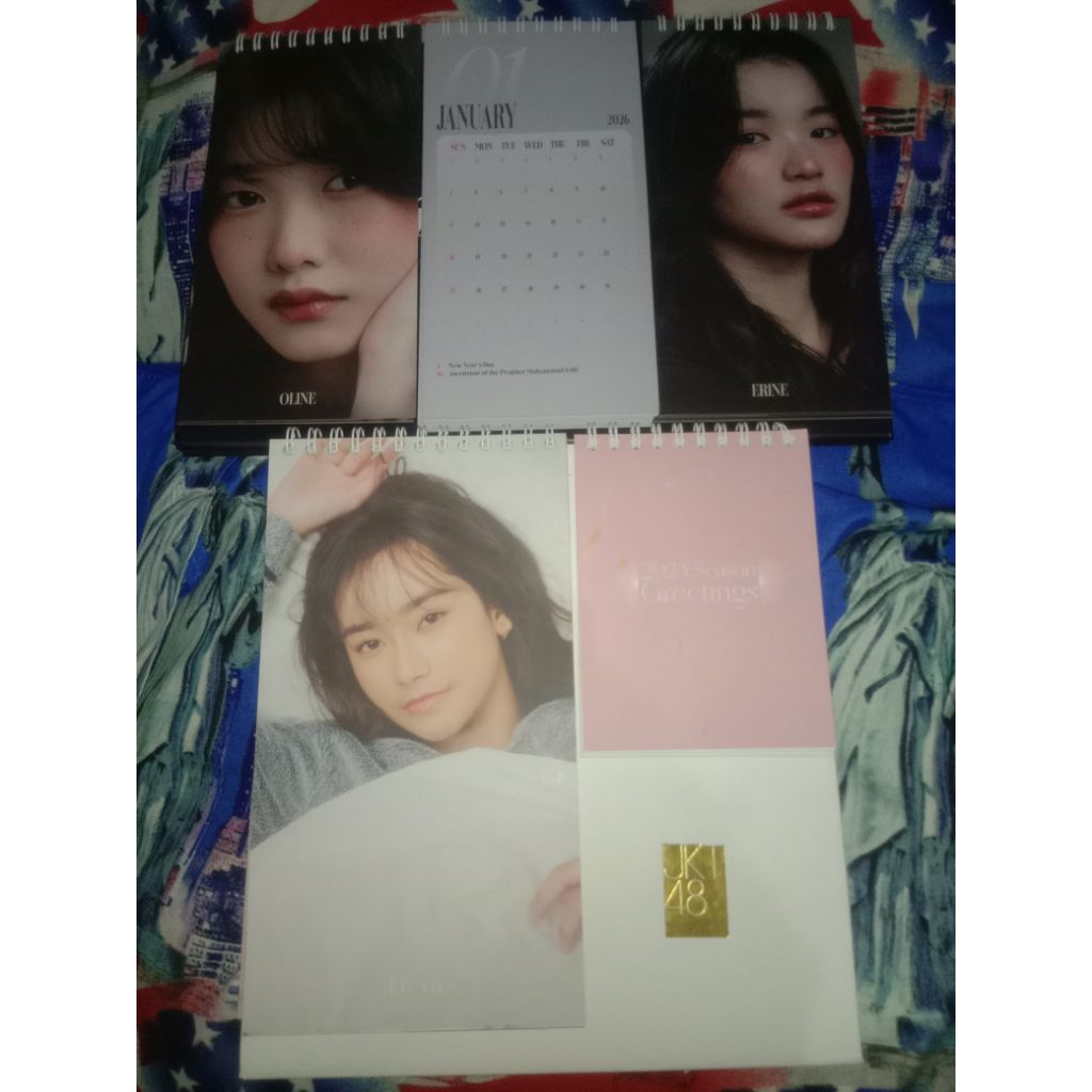 WTS KALENDER FRECKLES REIGN 2026 & KALENDER THE MORNING CALL SERENITY 2023 JKT48 OFFICIAL 100%