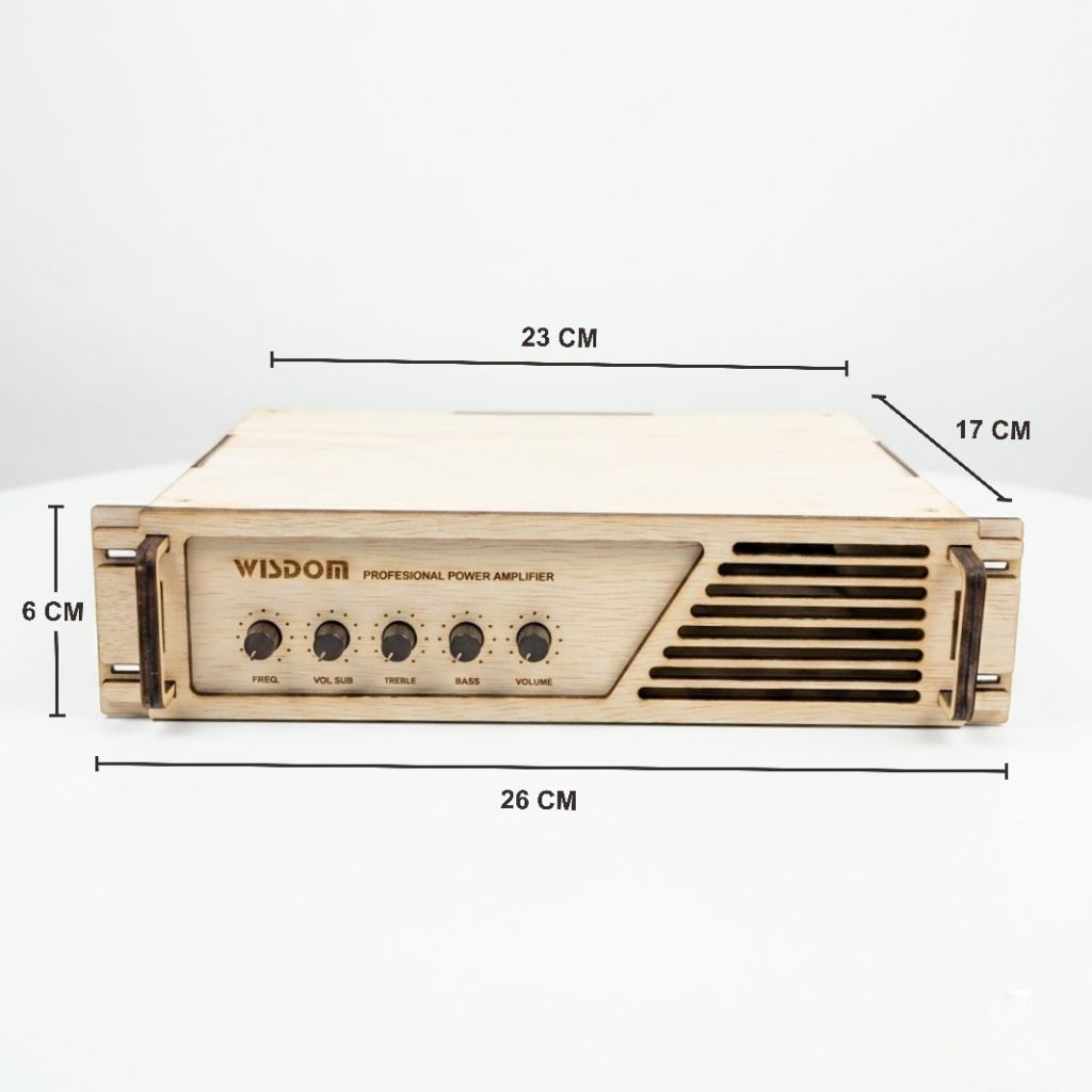 Box Power Amplifier ZKTB21 Ukuran Besar PSU Masuk