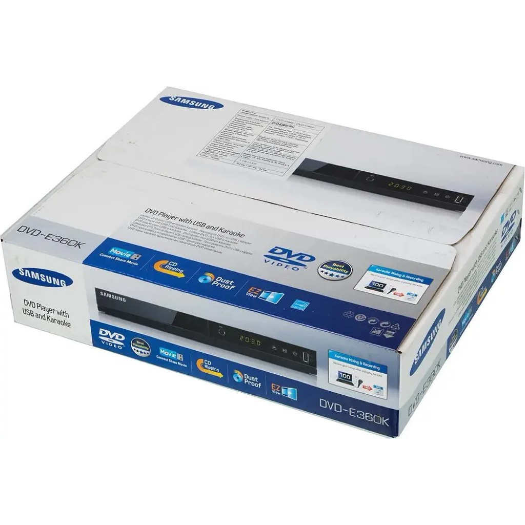 DVD PLAYER ORIGINAL SAMSUNG E360K GARANSI 1TAHUN SEGEL BARU KARAOKE USB