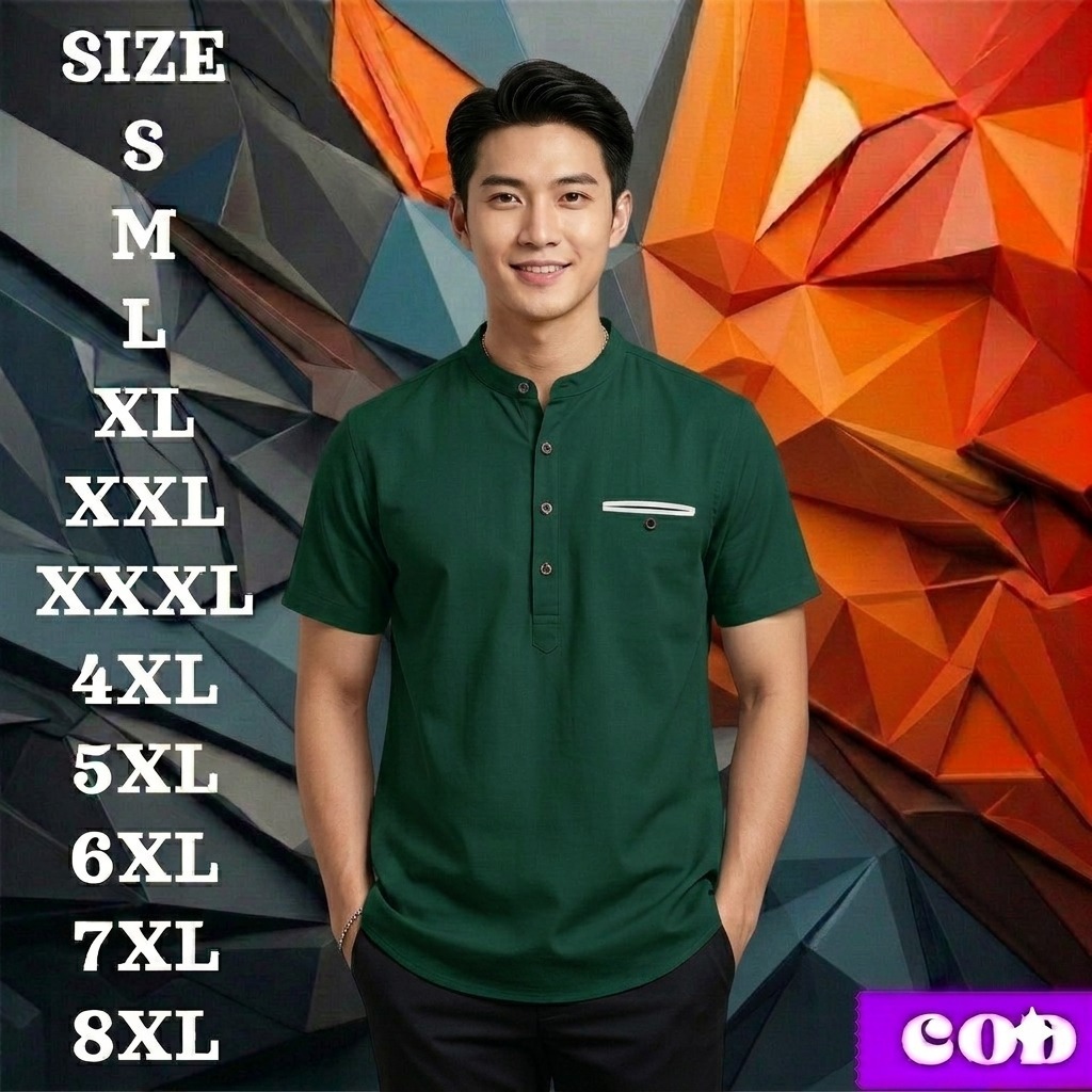 BAJU MUSLIM KURTA LENGAN PENDEK PAKAIAN PRIA DEWASA KEKINIAN TREND 2026
