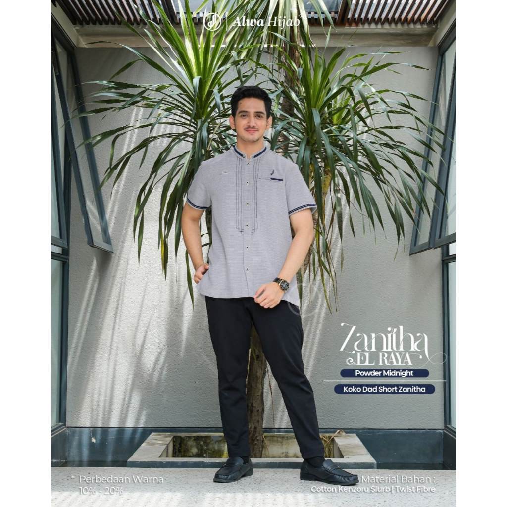 [SALE] ZANITHA DAD SHORT BY ALWA HIJAB
