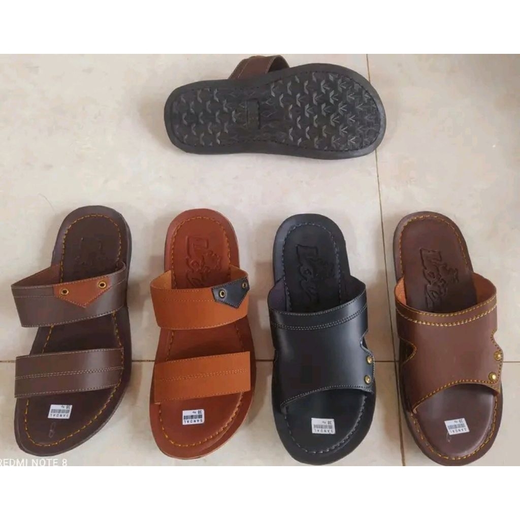 PAKET HEMAT 20 PASANG KODIAN Sandal levis sol jahit tembus motif slop Termurah harga grosir sandal p