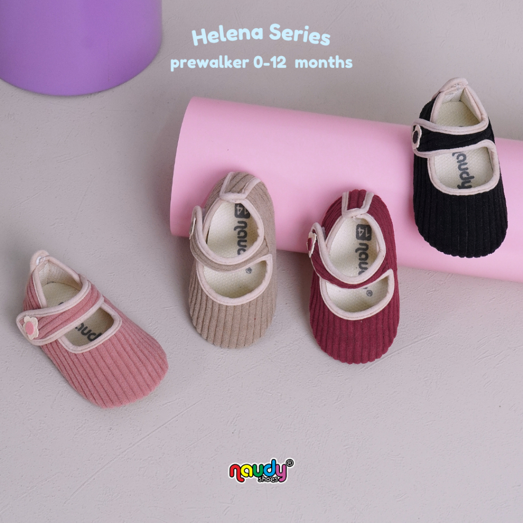 Naudy Shoes Sepatu Bayi Perempuan Sepatu Anak Perempuan Prewalker - Helena Series