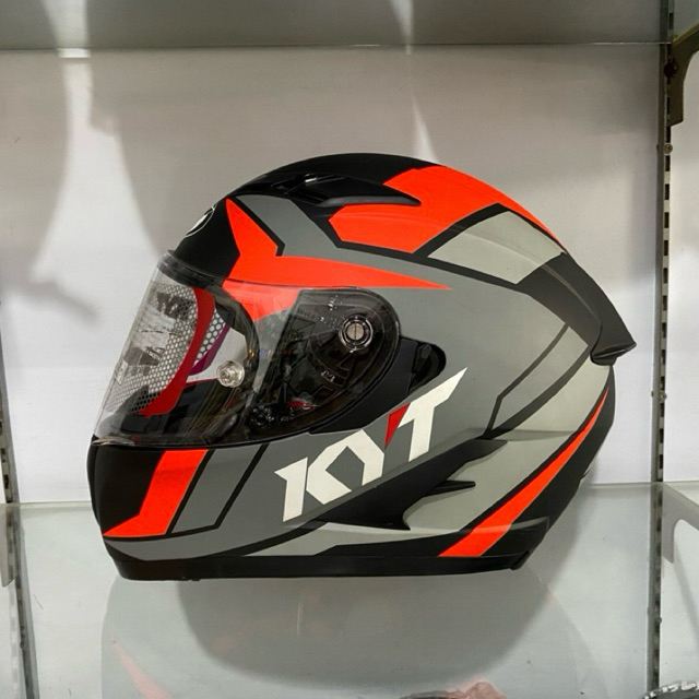 Helm KYT Falcon ALL Motif Full Face Double Visor Original