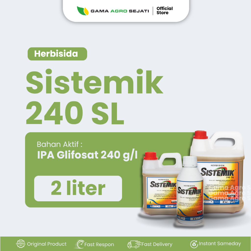 HERBISIDA SISTEMIK 240 SL 2 LITER