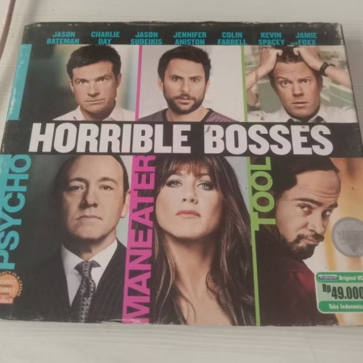 VCD Original HORRIBLE BOSSES Feat KEVIN SPACEY Teks Indonesia