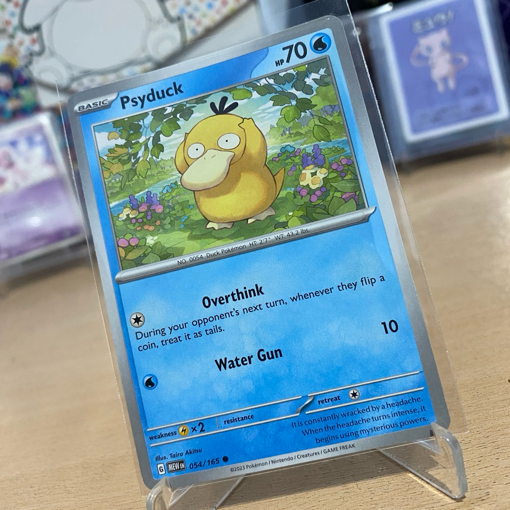 Psyduck 054 /165 RR (Mew) TCG Pokemon Scarlet Violet 151 Bahasa English 2023