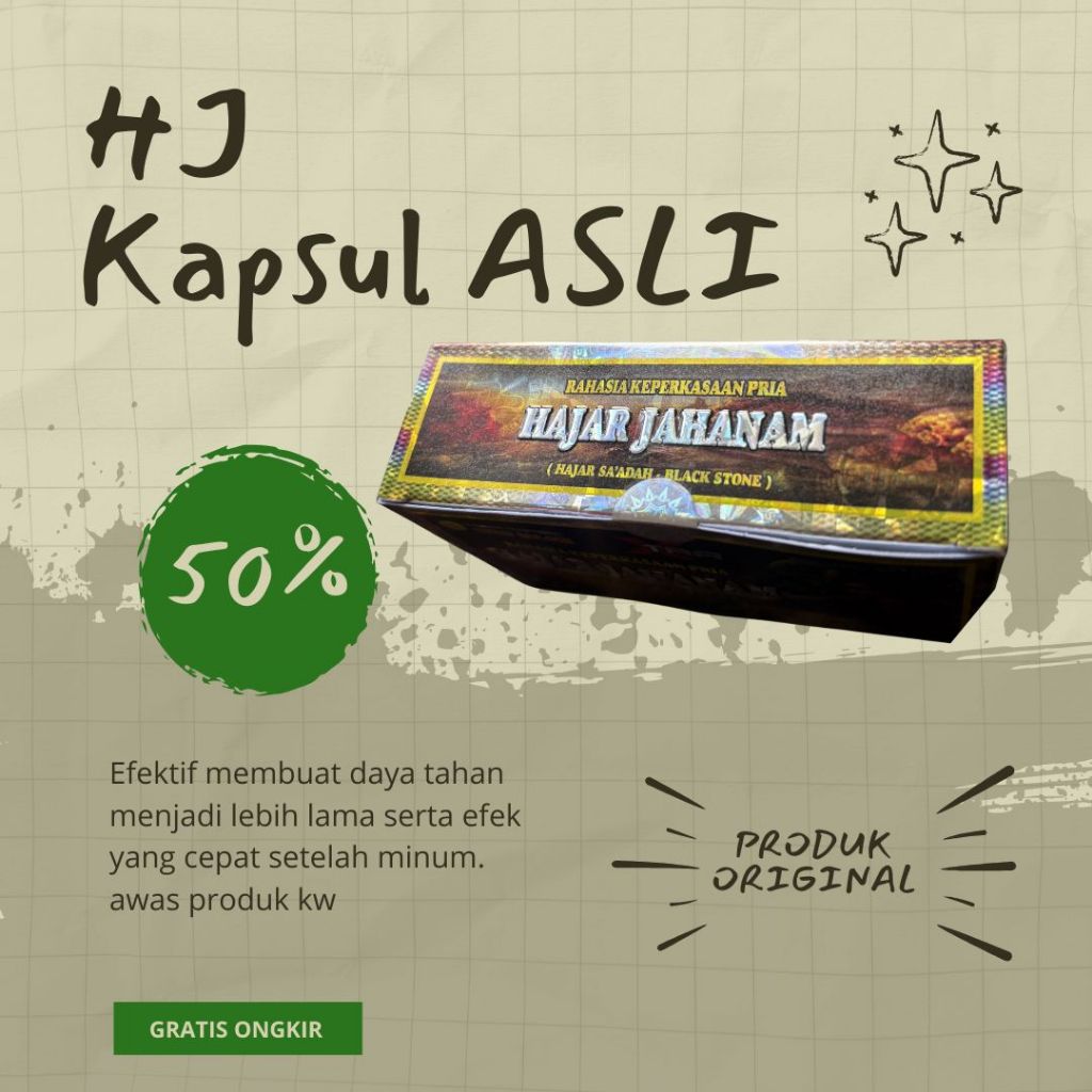 Kapsul HerbalHajarJahanamAsli