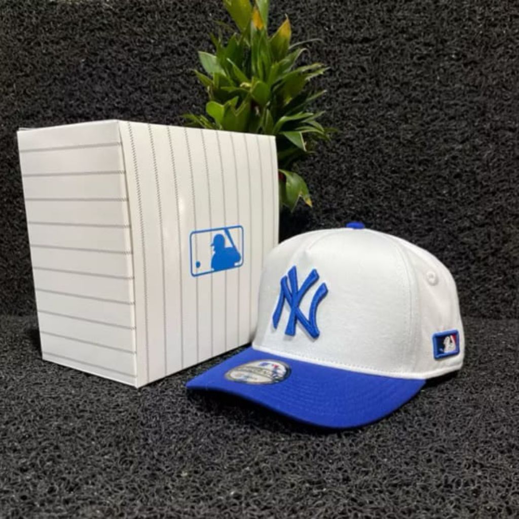 Topi Baseball New York NY Blue White Mlb Premium