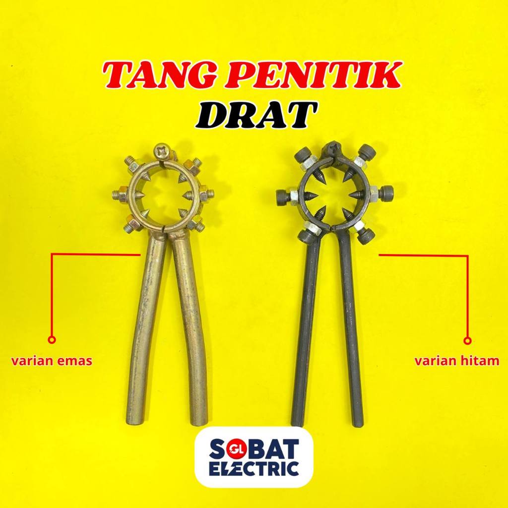 Tang Penitik Drat Lampu - Pengunci Ulir Drat