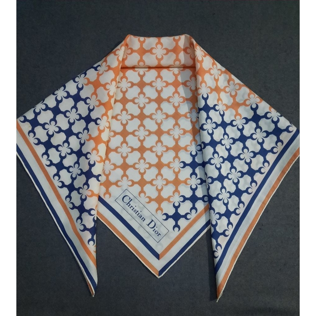 Christian Dior Scarf Original Vintage / Syal / Bandana / Slayer / Neckwear