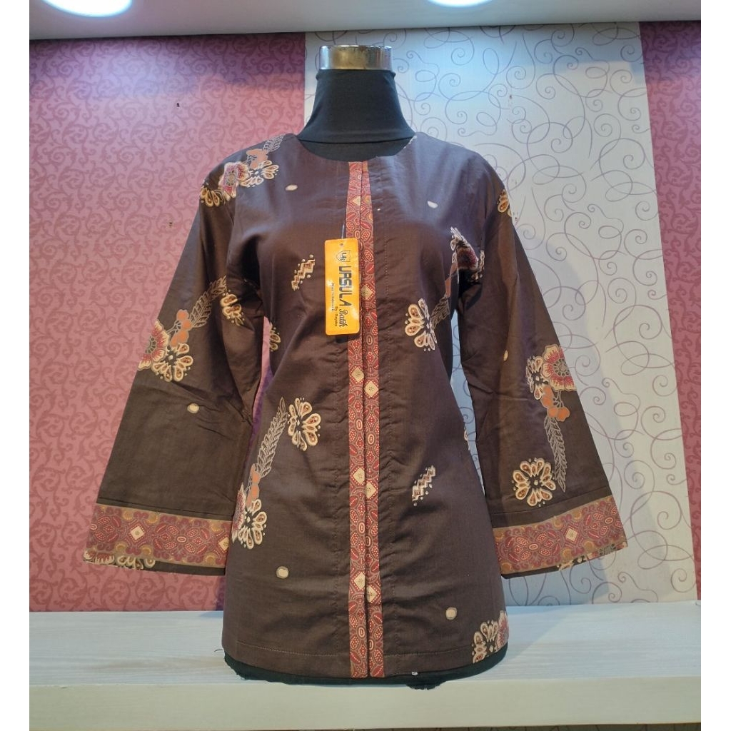 URSULA BATIK - BATIK BLOUSE KEKINIAN ATASAN WANITA BAHAN KATUN PREMIUM BERKUALITAS NYAMAN DAN COCOK 
