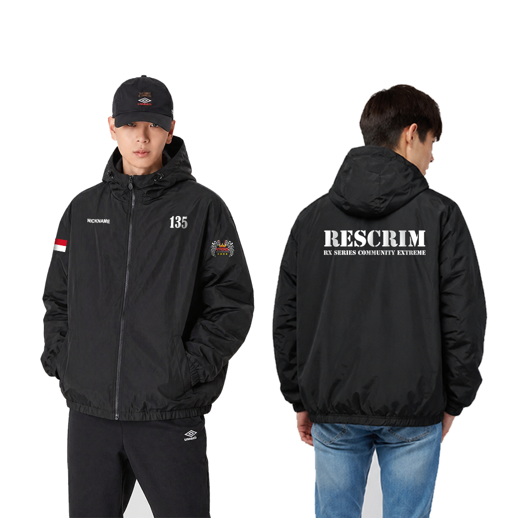 Jaket Rescrim RX King Series Community Rider Jaket Pria Jaket Wanita Sablon Bisa Custom  Sport baju 