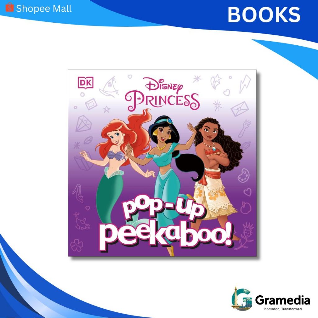 Gramedia MKG - Pop-Up Peekaboo Disney Princess (Board book ) wtrl