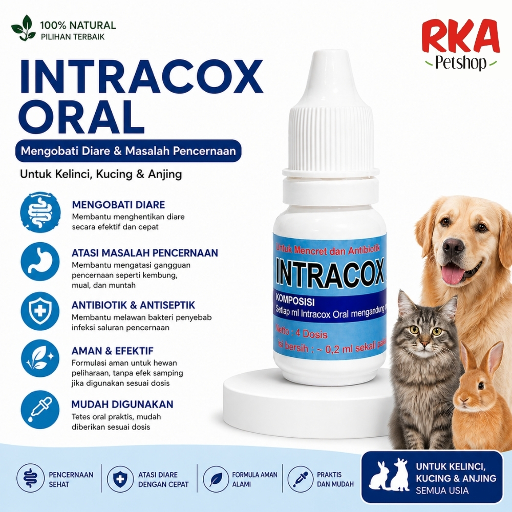 INTRACOX ORAL obat koksidiosis, mencret, diare