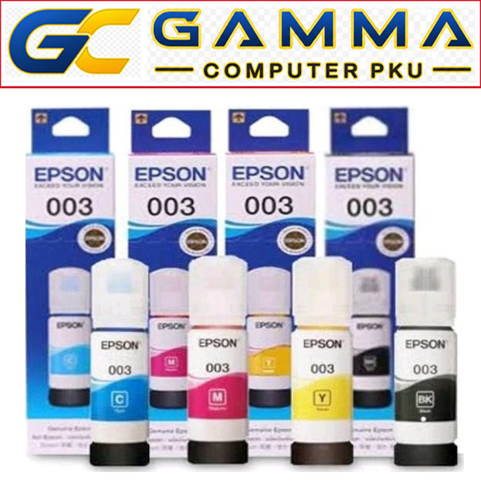 TINTA EPSON 003 BLACK CYAN MAGENTA YELLOW FOR L3210 L3110 L3250 L5290 ORIGINAL / TINTA 003 EPSON