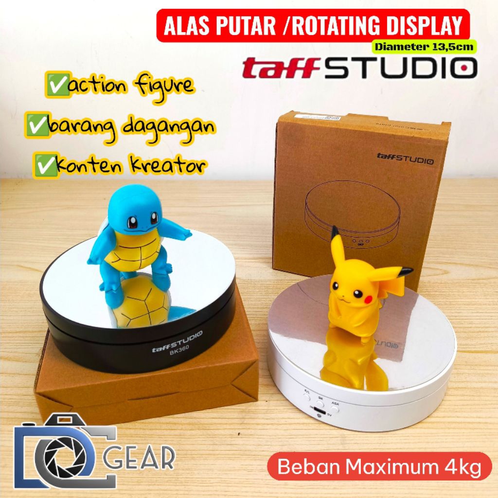 Display Alas Putar / Rotating Display / Turntable display for toys, sepatu, perhiasan, jam tangan