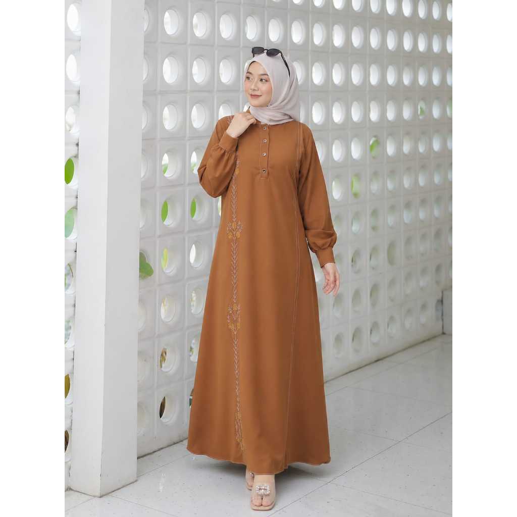 baru gamis Marsella Dress murah elegan mewah  alfaro  collection kondangan Elvara pesta lebaran musl