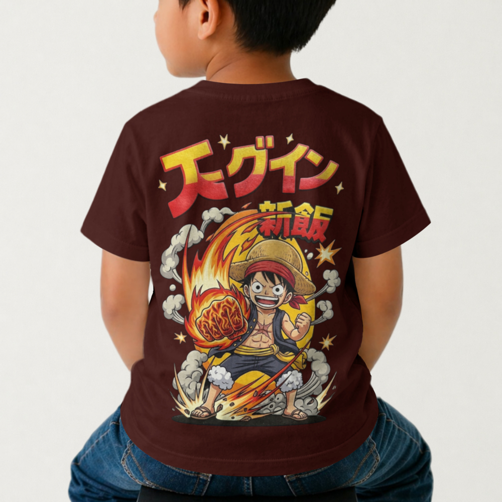 KAOS DISTRO ANAK ALTHA ANIME MOTIF ONEPIECE LUFFY KECIL 1-12 TAHUN || BAJU ATASAN ANAK LAKI-LAKI(COD