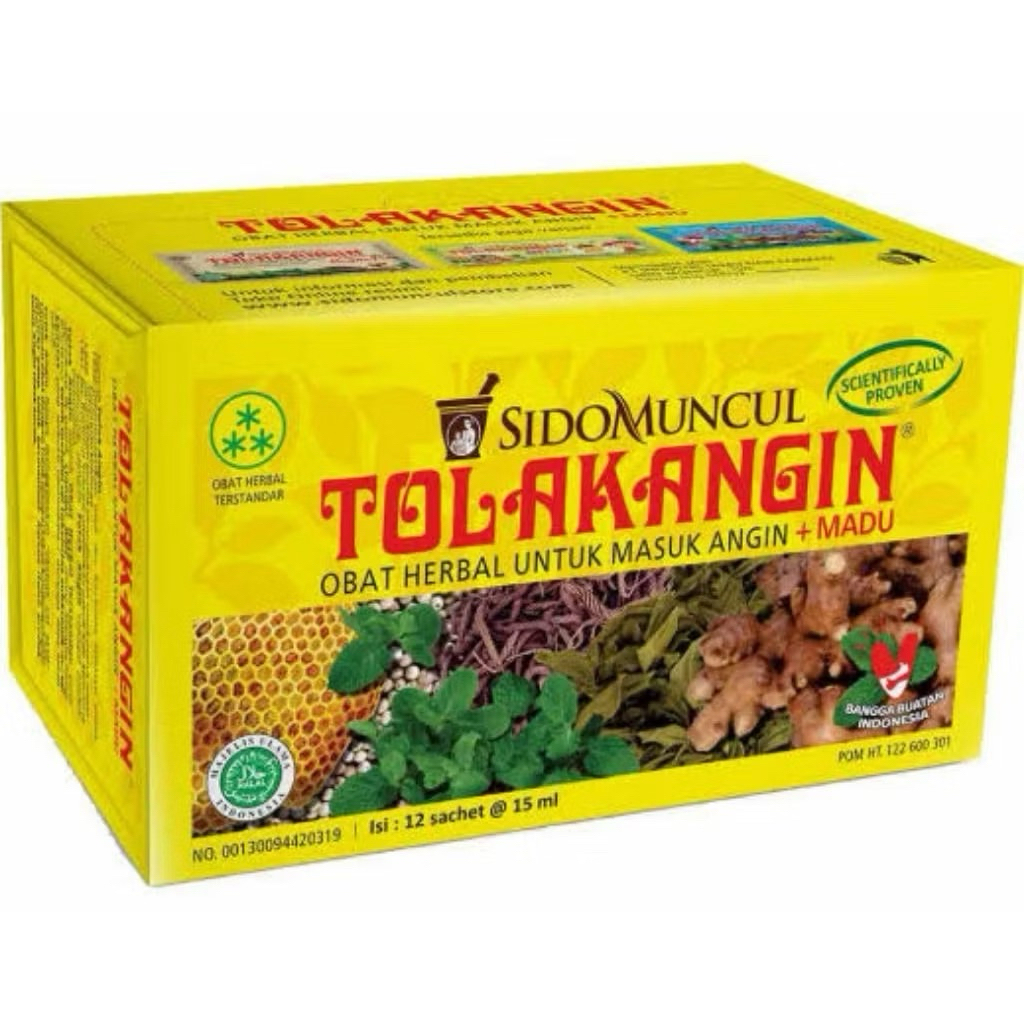Tolak Angin Cair Sidomuncul 12 Sachet