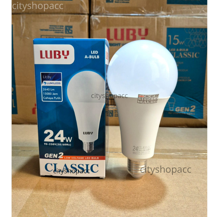 Lampu Bohlam LED 24 Watt Luby Classic