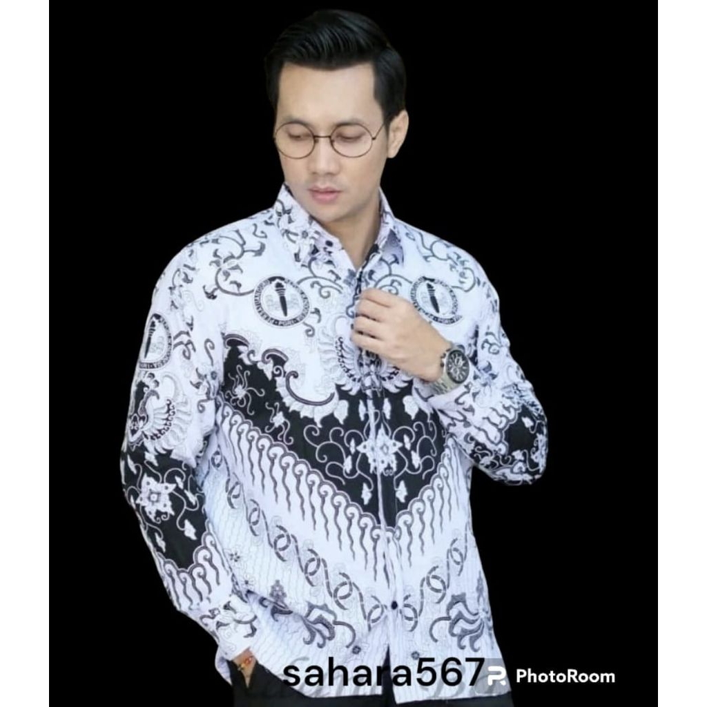 Batik PGRI pria wanita terbaru 2022 lapisan furing bahan bsw  atasan PGRI terbaru  baju PGRI terbaru
