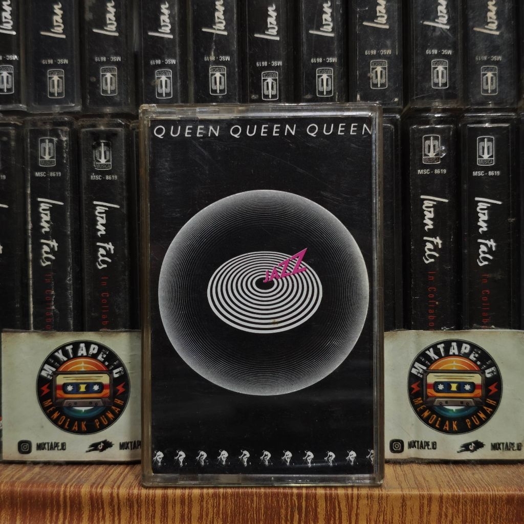 Kaset - Queen - Jazz (Import) - Kaset Pita - Radio Tape - Radio - Pemutar Kaset - Retro - Classic - 