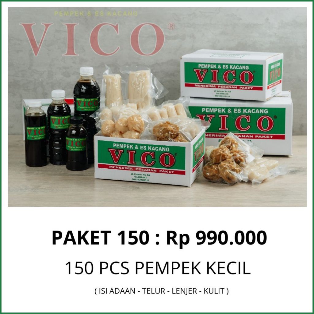 Pempek Paket Kecil 150 - Pempek Vico