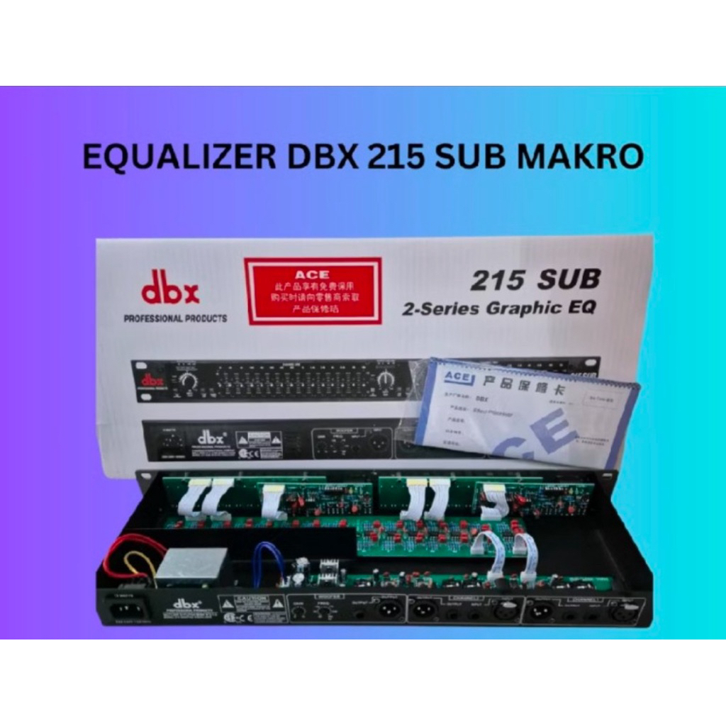 EQUALIZER DBX 215 SUB KOMPONEN IC FULL MAKRO
