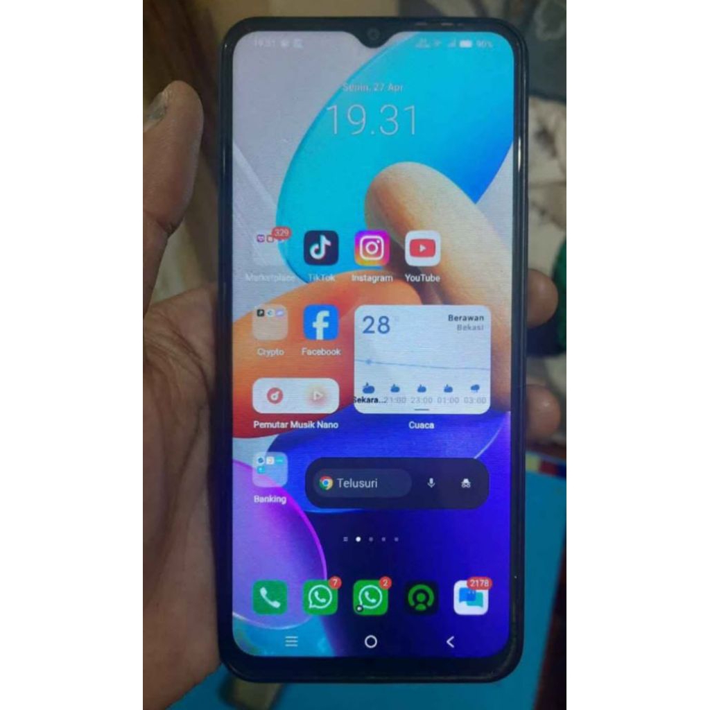 LCD ORI COPOTAN VIVO Y22 | Y22S | Y17